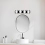Opviq Mirro - 12240 Aplique de pared industrial negro